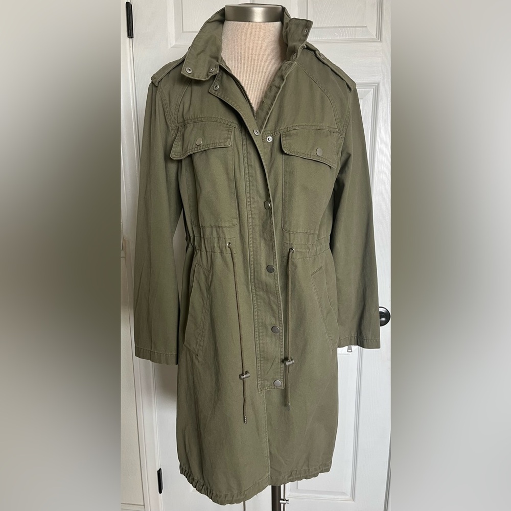 7 For All Mankind Men's Olive Jacket
